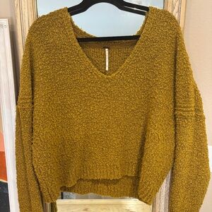 Free People V Neck Sweater M